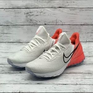 Nike Air Zoom Infinity Tour Mens Size 8 Golf White Infrared 23 CT0540-124 NEW!